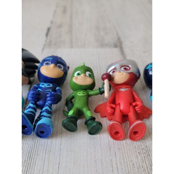 PJ masks Gekko owlette catboy Romeo night ninja playset toy figure - Picture 6 of 16